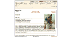Desktop Screenshot of centremalraux.com
