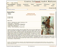 Tablet Screenshot of centremalraux.com